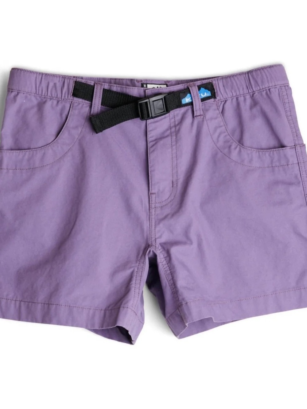 Kavu Women's Lavender Outdoor Shorts with Webbing Belt
